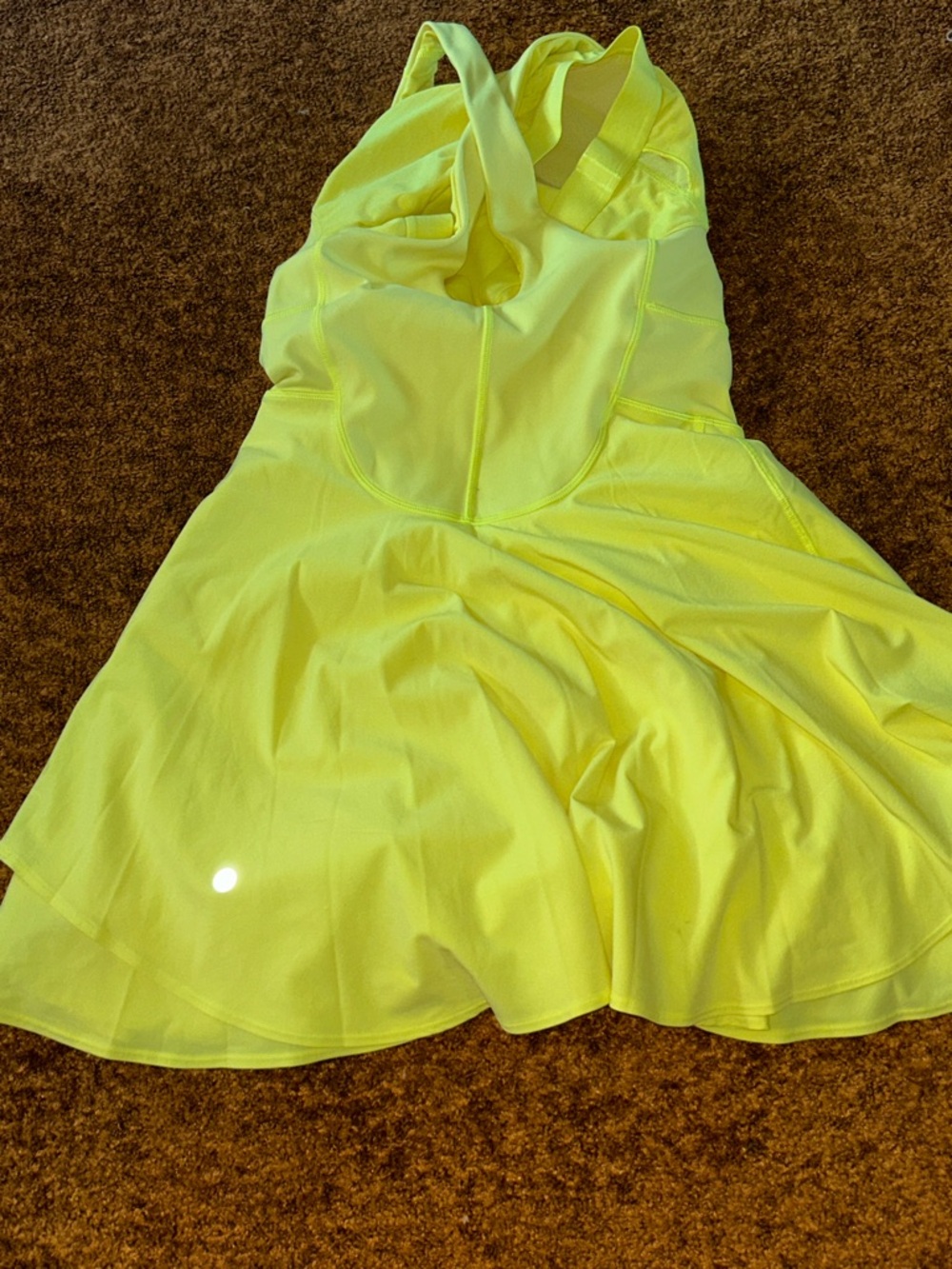 lululemon athletica Neon Yellow Athletic Dress - Picture 6 of 9